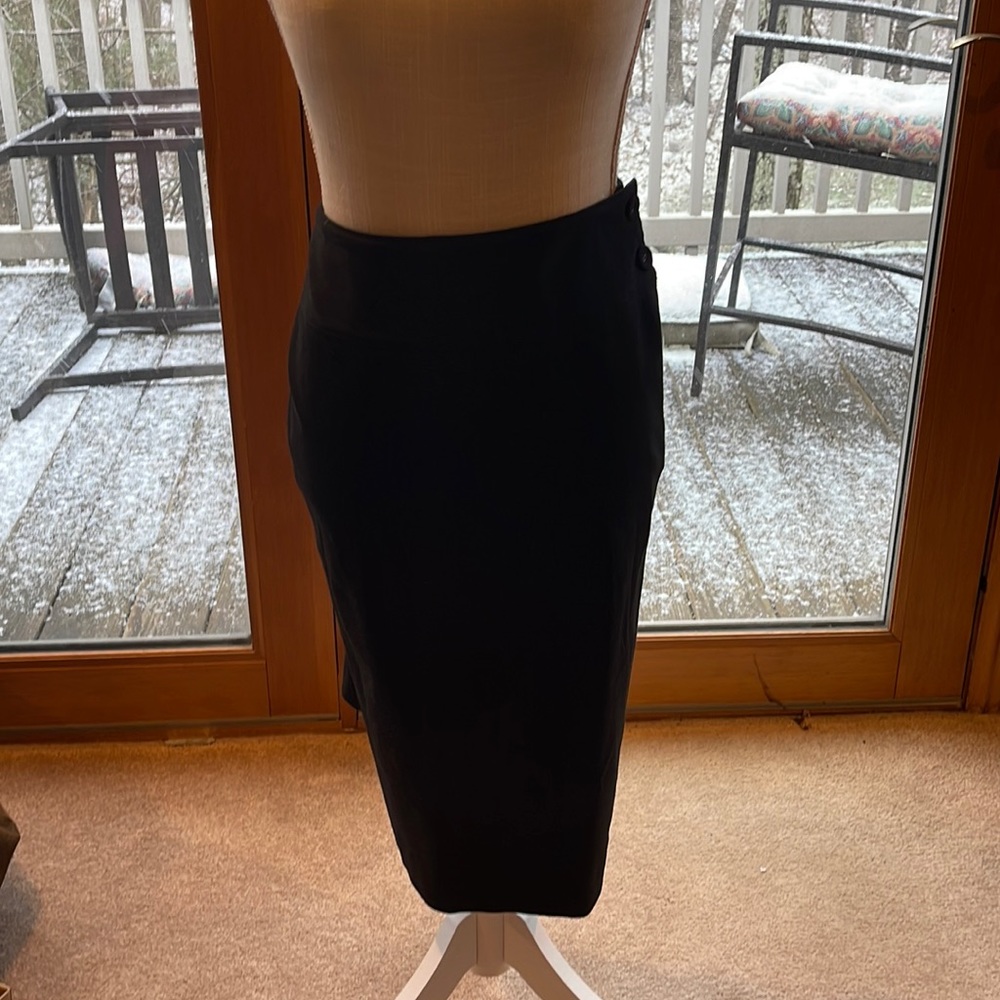 Black pencil skirt